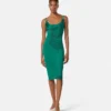 Rochie midi din jersey de viscoză Rochie midi din jersey de viscoză