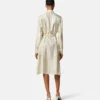 Rochie midi din mătase twill imprimată Rochie midi din mătase twill imprimată