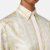 Rochie midi din mătase twill imprimată Rochie midi din mătase twill imprimată