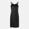 Rochie midi din piele cu corset Rochie midi din piele cu corset