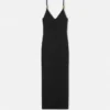 Rochie midi din tricot de viscoză Rochie midi din tricot de viscoză