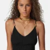 Rochie midi din tricot de viscoză Rochie midi din tricot de viscoză