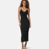 Rochie midi din tricot de viscoză Rochie midi din tricot de viscoză