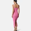 Rochie midi din tricot de viscoză Rochie midi din tricot de viscoză
