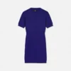 Rochie midi din tricot jacquard cu imprimeu V Allover Rochie midi din tricot jacquard cu imprimeu V Allover