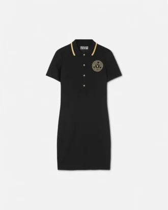 Rochie midi polo V-Emblem