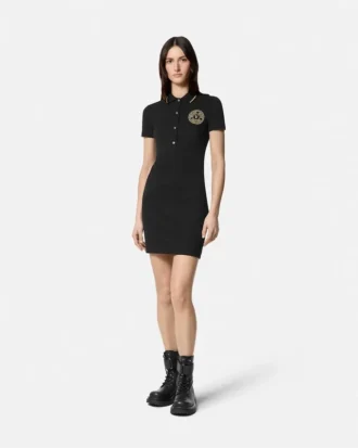 Rochie midi polo V-Emblem