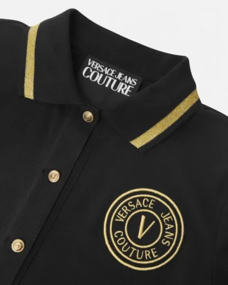 Rochie midi polo V-Emblem