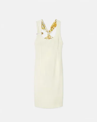 Rochie midi Safety Pin Twisted Shift