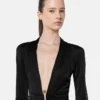 Rochie mini ajustată cu ac de siguranță Rochie mini ajustată cu ac de siguranță