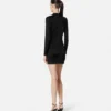 Rochie mini ajustată cu ac de siguranță Rochie mini ajustată cu ac de siguranță
