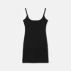 Rochie mini ajustată cu nervuri