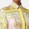 Rochie mini cămașă din twill de mătase imprimat Rochie mini cămașă din twill de mătase imprimat