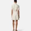 Rochie mini cămașă din twill de mătase imprimat Rochie mini cămașă din twill de mătase imprimat