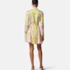 Rochie mini cămașă din twill de mătase imprimat Rochie mini cămașă din twill de mătase imprimat