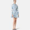 Rochie mini cămașă evazată Underwater Barocco Rochie mini cămașă evazată Underwater Barocco