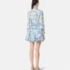 Rochie mini cămașă evazată Underwater Barocco Rochie mini cămașă evazată Underwater Barocco