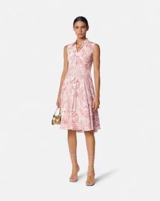 Rochie mini cămașă fluida Underwater Barocco