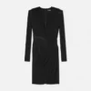 Rochie mini din crep cu decolteu adânc în V Rochie mini din crep cu decolteu adânc în V