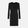 Rochie mini din crep cu decolteu adânc în V Rochie mini din crep cu decolteu adânc în V