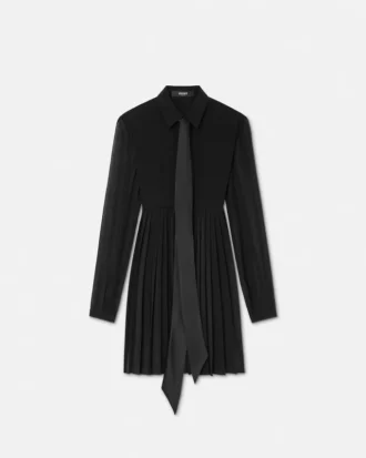 Rochie mini din crep de Chine Lavallière Rochie mini din crep de Chine Lavallière