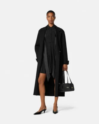 Rochie mini din crep de Chine Lavallière Rochie mini din crep de Chine Lavallière