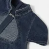 Rochie mini din denim cu logo-ul instituțional Rochie mini din denim cu logo-ul instituțional