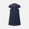 Rochie mini din denim cu logo-ul instituțional Rochie mini din denim cu logo-ul instituțional