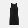 Rochie mini din jersey crep elastic Rochie mini din jersey crep elastic