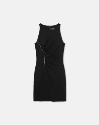 Rochie mini din jersey crep elastic