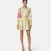 Rochie mini din mătase Barocco Silk Rochie mini din mătase Barocco Silk