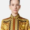 Rochie mini din mătase Barocco Silk Rochie mini din mătase Barocco Silk