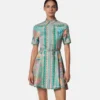 Rochie mini din mătase Barocco Silk Rochie mini din mătase Barocco Silk