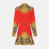 Rochie mini din mătase Barocco Silk Cheetah Rochie mini din mătase Barocco Silk Cheetah