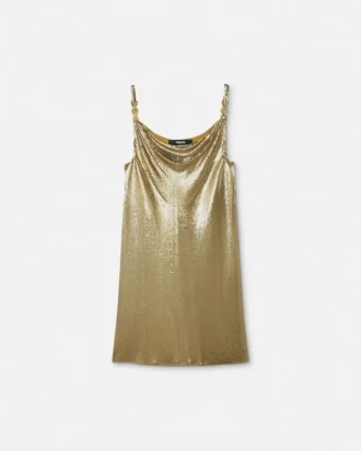 Rochie mini din plasă metalică