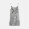 Rochie mini din plasă metalică Rochie mini din plasă metalică
