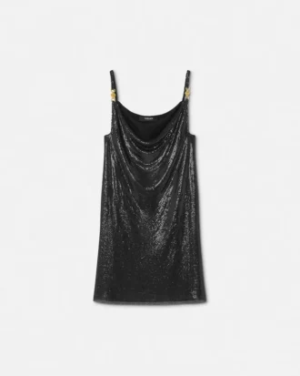 Rochie mini din plasă metalică