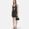 Rochie mini din plasă metalică Rochie mini din plasă metalică