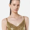 Rochie mini din plasă metalică Rochie mini din plasă metalică