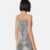 Rochie mini din plasă metalică Rochie mini din plasă metalică