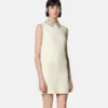 Rochie mini din satin cristal, cu croi în A Rochie mini din satin cristal, cu croi în A