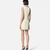 Rochie mini din satin cristal, cu croi în A Rochie mini din satin cristal, cu croi în A