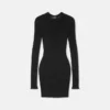 Rochie mini din tricot ajustat din lână merino
