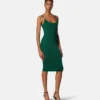 Rochie mini din tricot elastic jacquard din viscoză Rochie mini din tricot elastic jacquard din viscoză