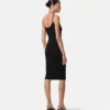 Rochie mini din tricot elastic jacquard din viscoză Rochie mini din tricot elastic jacquard din viscoză
