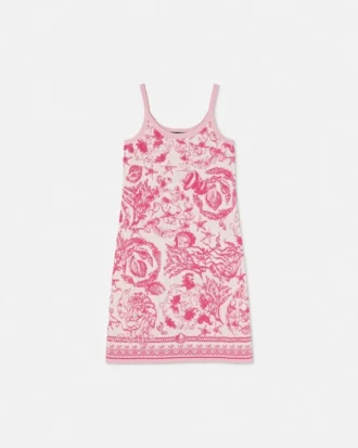 Rochie mini din tricot în linie A Barocco Underwater