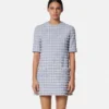Rochie mini din tweed, cu croi în A Rochie mini din tweed, cu croi în A