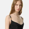 Rochie mini din viscoză cu ornamente Rochie mini din viscoză cu ornamente