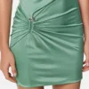 Rochie mini drapată cu ac de siguranță Rochie mini drapată cu ac de siguranță