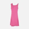 Rochie mini drapată, evazată, cu ac de siguranță Rochie mini drapată, evazată, cu ac de siguranță
